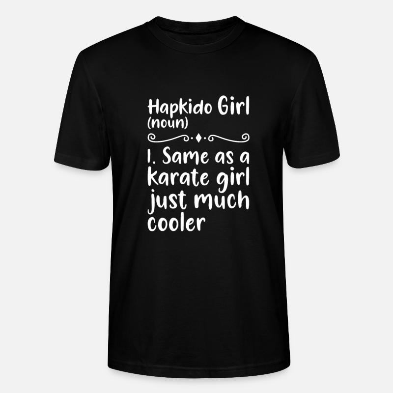 Fille Hapkido - T-shirt bio CRAFTER Stanley Stella Unisexe - noir