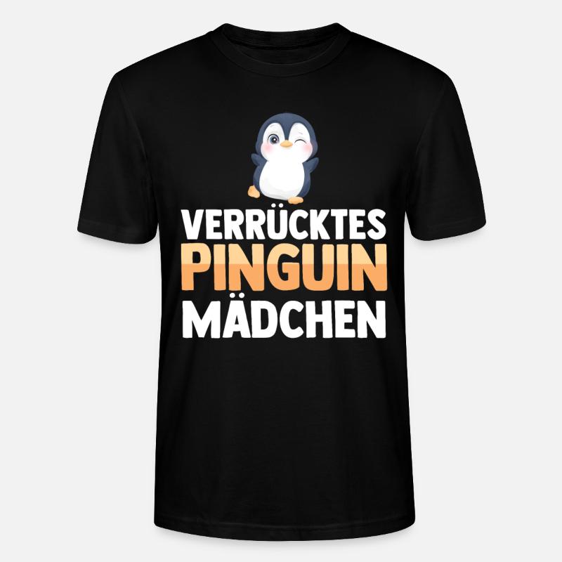 Pinguin - Stanley/Stella Unisex Bio-T-Shirt CRAFTER - Schwarz