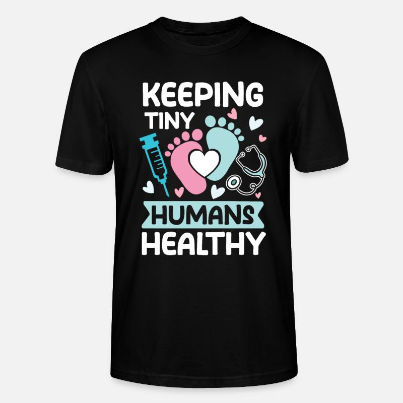 Kinderkrankenschwester Kinderkrankenpfegerin - Stanley/Stella Unisex Bio-T-Shirt CRAFTER - Schwarz