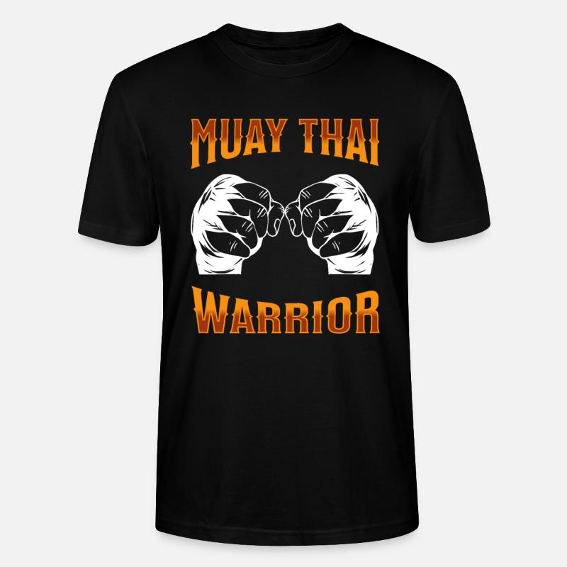 Muay Thai Boxing Muay Thai - Stanley/Stella Unisex Bio-T-Shirt CRAFTER - Schwarz