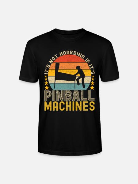 Pinball Flipper - Stanley/Stella CRAFTER Unisex Organic T-Shirt - black