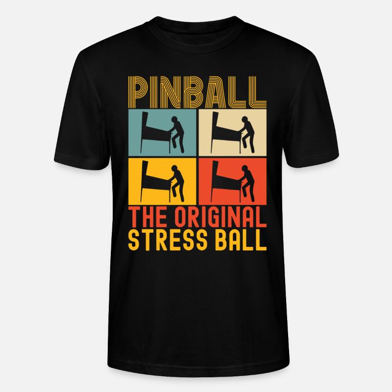 Pinball Flipper - Stanley/Stella Unisex Bio-T-Shirt CRAFTER - Schwarz