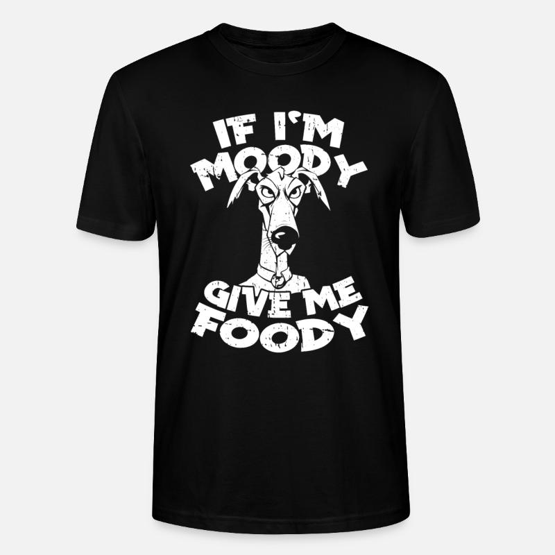 Greyhound Greyhound Drôle - T-shirt bio CRAFTER Stanley Stella Unisexe - noir