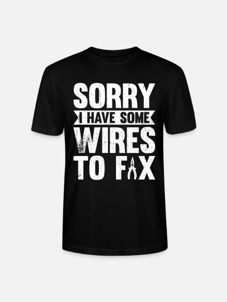 Electrician Saying Electrician's Journeyman - Stanley/Stella CRAFTER Unisex Organic T-Shirt - black