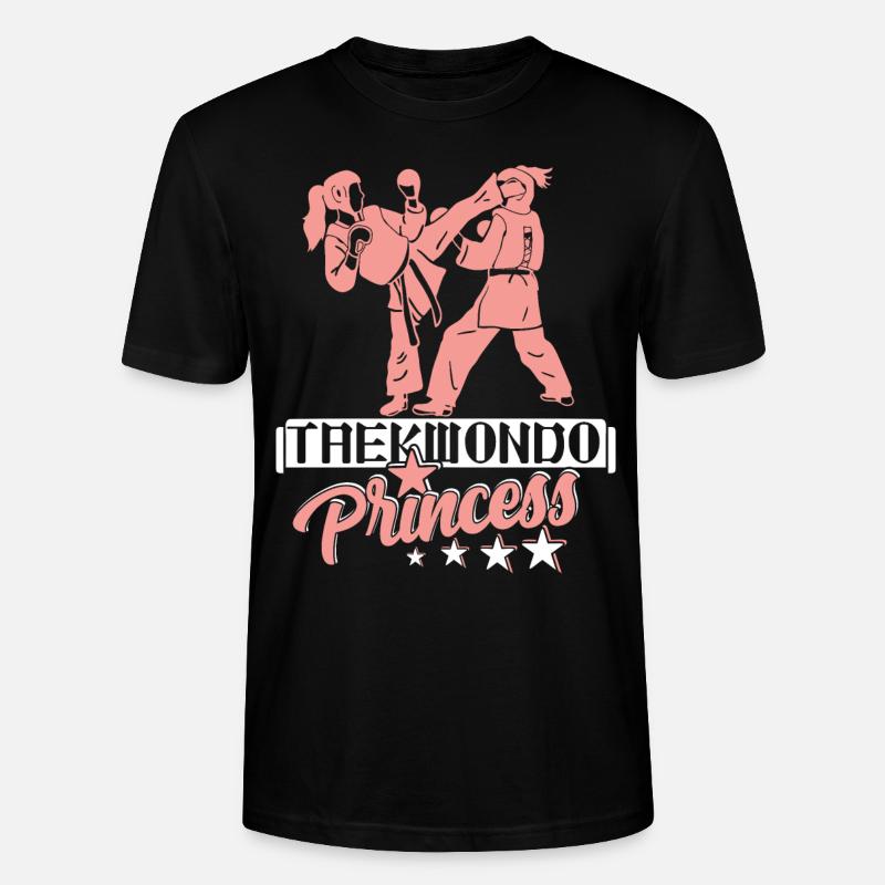 Princesse de Taekwondo - T-shirt bio CRAFTER Stanley Stella Unisexe - noir