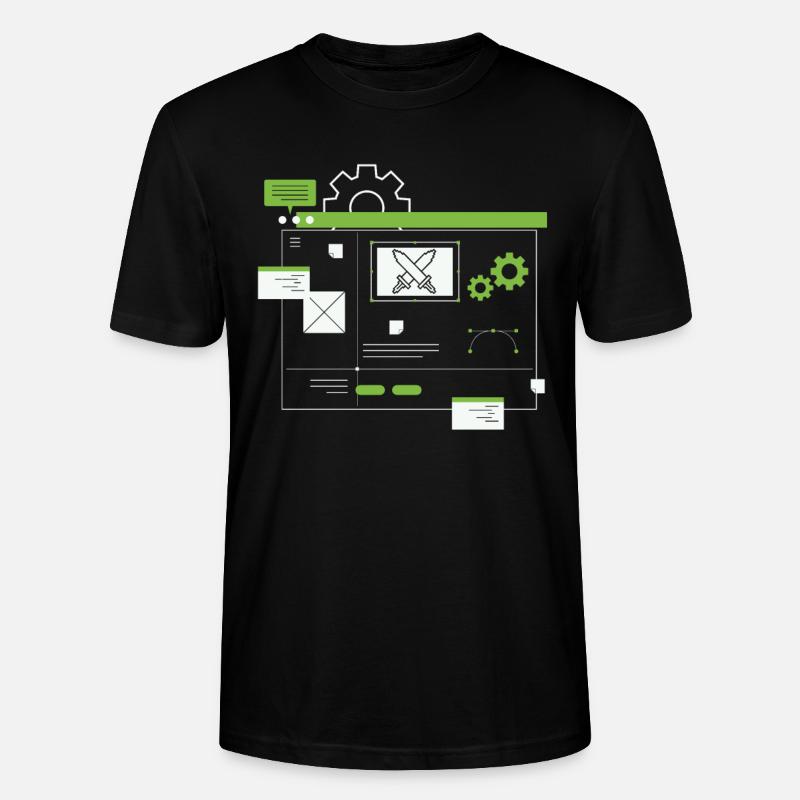 Entwickler Coder Programmierer - Stanley/Stella Unisex Bio-T-Shirt CRAFTER - Schwarz