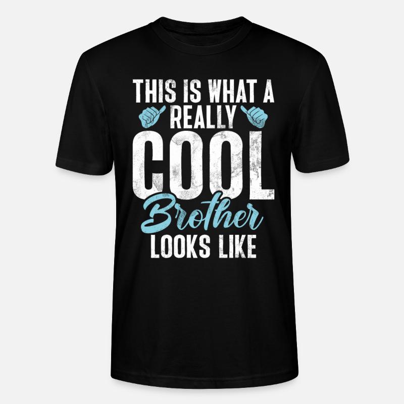 Cadeaux de frère - T-shirt bio CRAFTER Stanley Stella Unisexe - noir