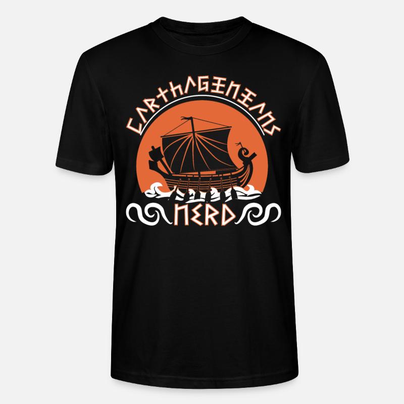 Karthager Nerd - Stanley/Stella Unisex Bio-T-Shirt CRAFTER - Schwarz