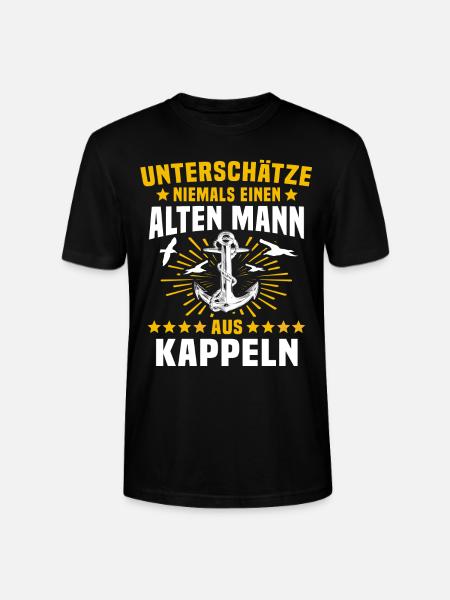 Kappeln Unterschätze Kappelner Mann - Stanley/Stella Unisex Bio-T-Shirt CRAFTER - Schwarz