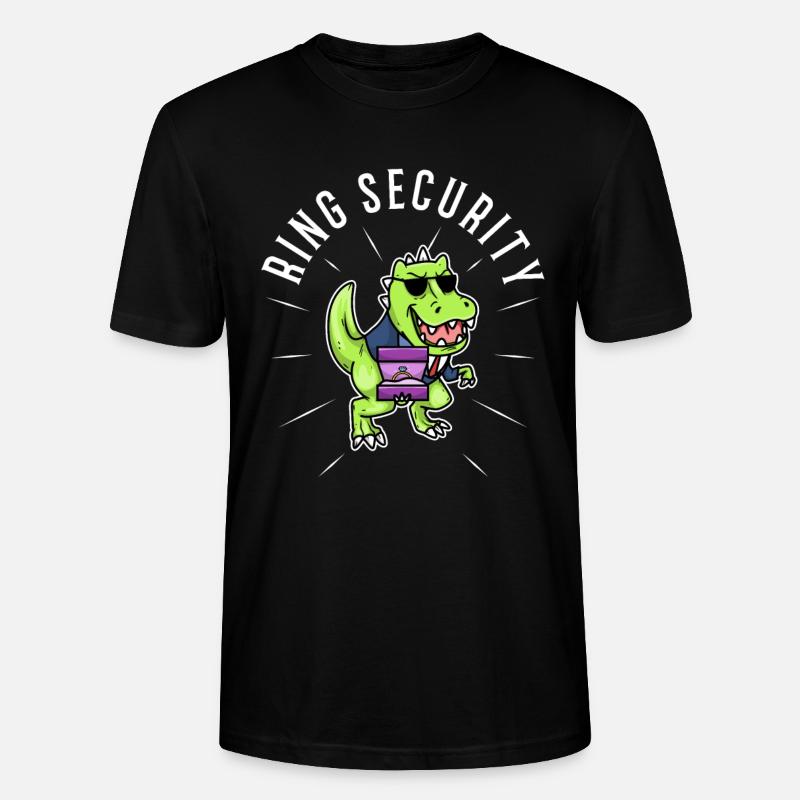 Ring Security Wedding - Stanley/Stella Unisex Bio-T-Shirt CRAFTER - Schwarz