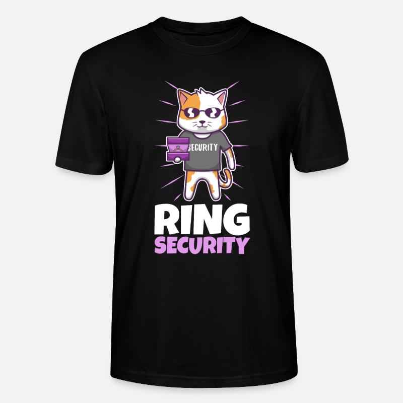 Ring Security Wedding - Stanley/Stella Unisex Bio-T-Shirt CRAFTER - Schwarz