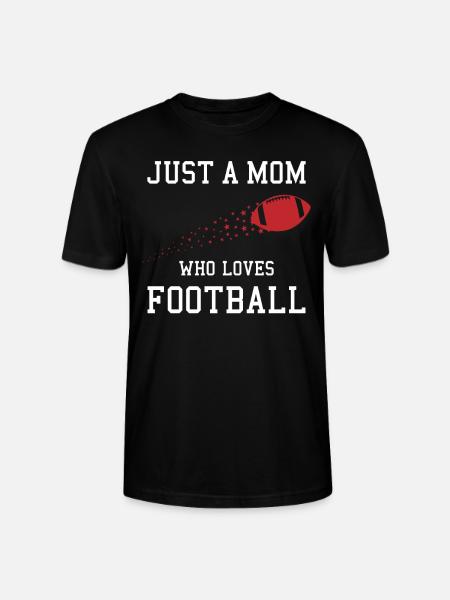 Football Mama Highlight - Stanley/Stella CRAFTER Unisex Organic T-Shirt - black