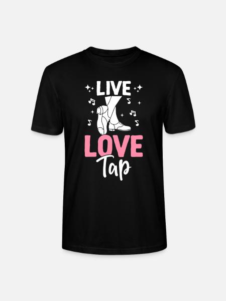 Dance Tap Dancer - Stanley/Stella CRAFTER Unisex Organic T-Shirt - black