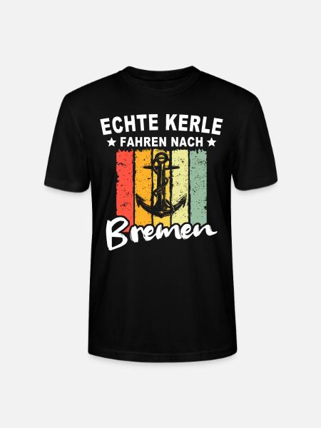 Bremen Sprüche Bremer - Stanley/Stella Unisex Bio-T-Shirt CRAFTER - Schwarz