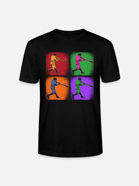 Funny Baseball - Stanley/Stella CRAFTER Unisex Organic T-Shirt - black