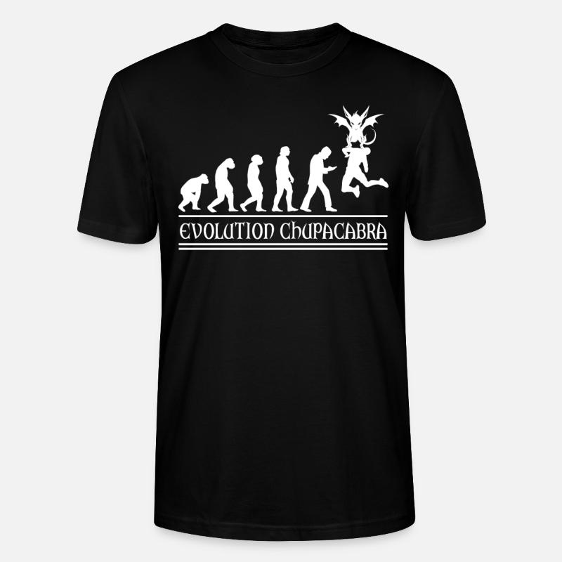 Kryptozoologen Chupacabra-Kreaturen Evolution - Stanley/Stella Unisex Bio-T-Shirt CRAFTER - Schwarz