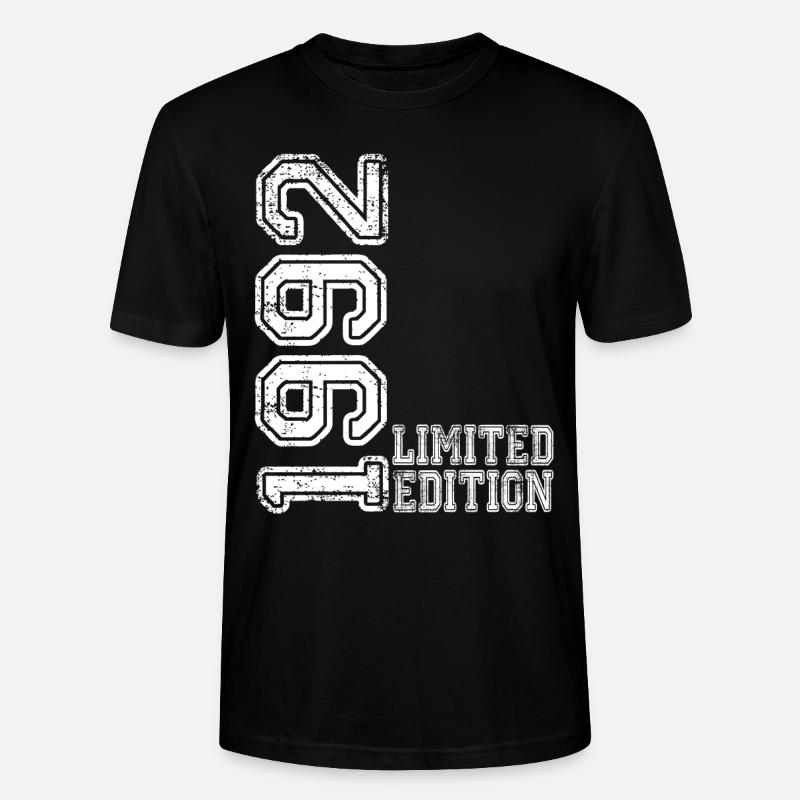 Édition limitée 1992 - T-shirt bio CRAFTER Stanley Stella Unisexe - noir
