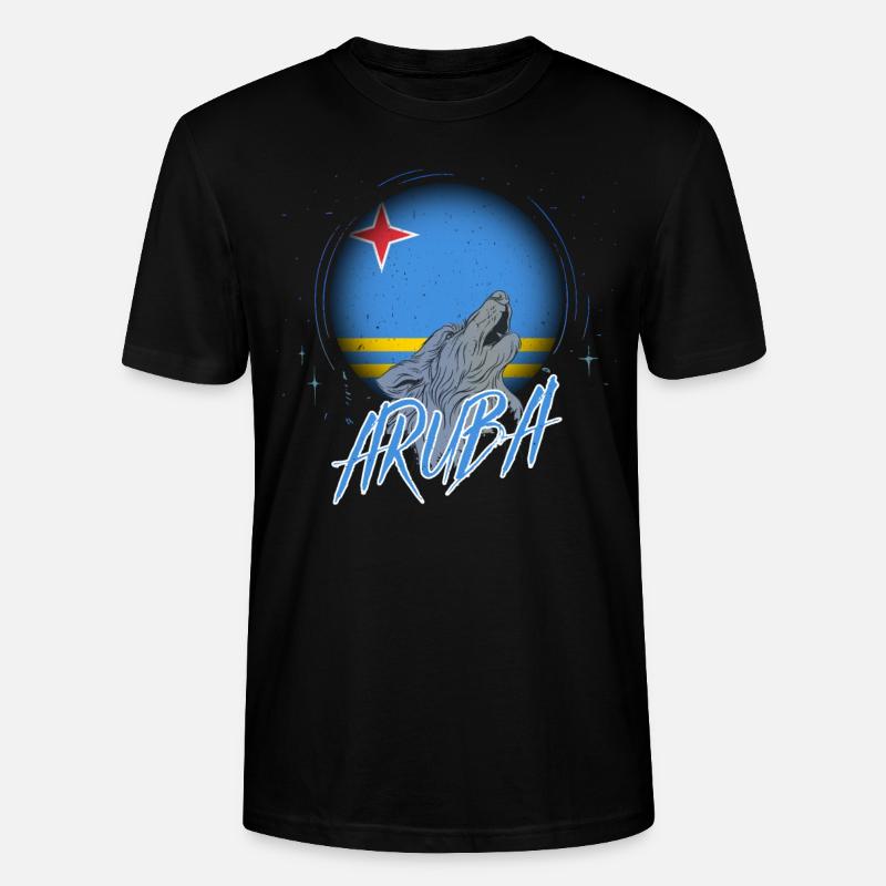 Aruba - Stanley/Stella Unisex Bio-T-Shirt CRAFTER - Schwarz