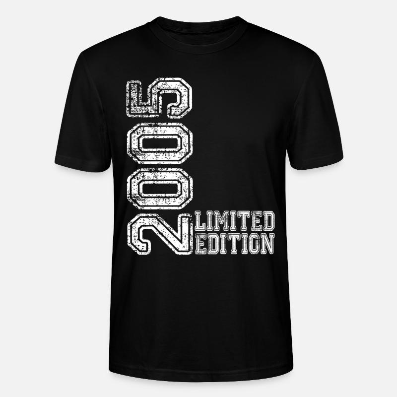 Édition limitée 2005 - T-shirt bio CRAFTER Stanley Stella Unisexe - noir