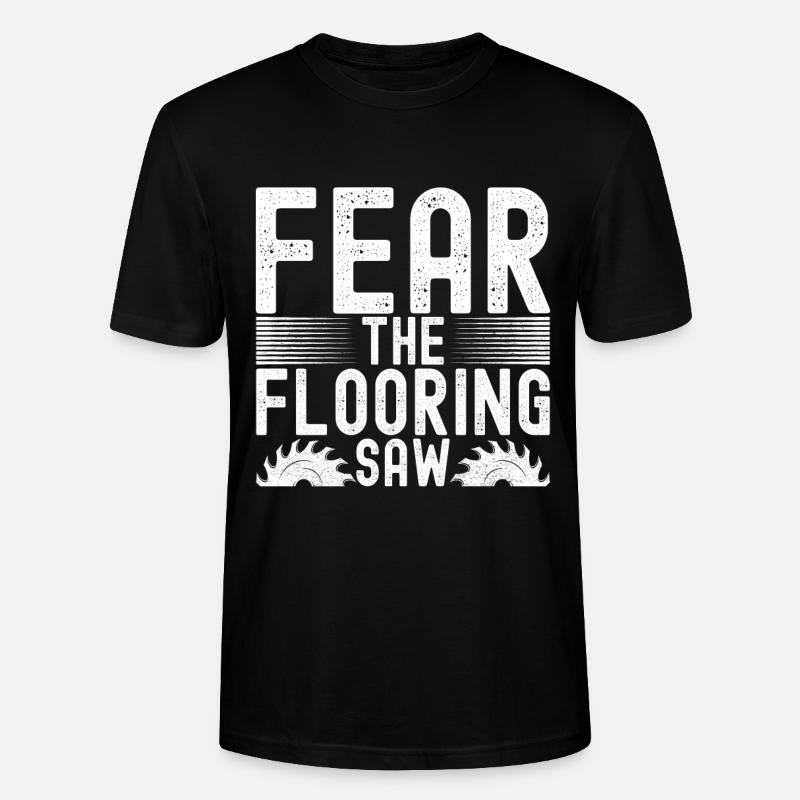 Tiler Floor Layer - Stanley/Stella CRAFTER Unisex Organic T-Shirt - black
