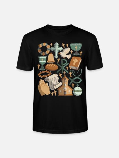 Christianity - Stanley/Stella CRAFTER Unisex Organic T-Shirt - black
