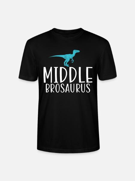 Middle Brother Gifts - Stanley/Stella CRAFTER Unisex Organic T-Shirt - black
