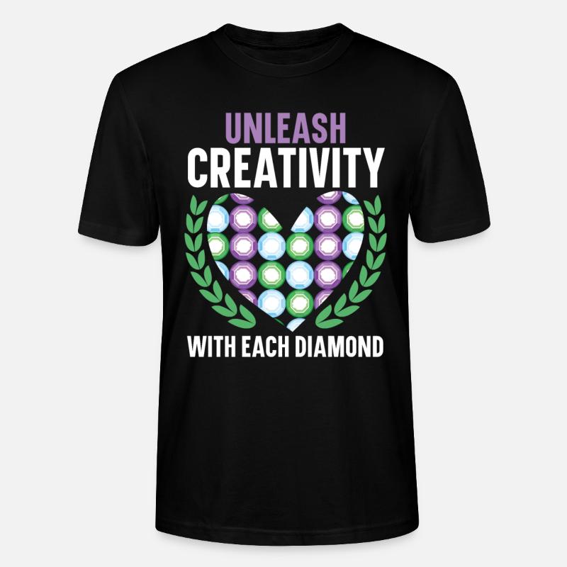 Diamond Painting Tools Diamond Painter - Stanley/Stella CRAFTER Unisex Organic T-Shirt - black