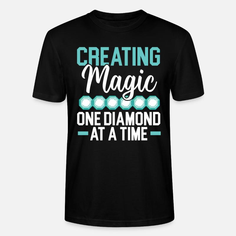 Diamond Painting Tools Diamond Painter - Stanley/Stella CRAFTER Unisex Organic T-Shirt - black