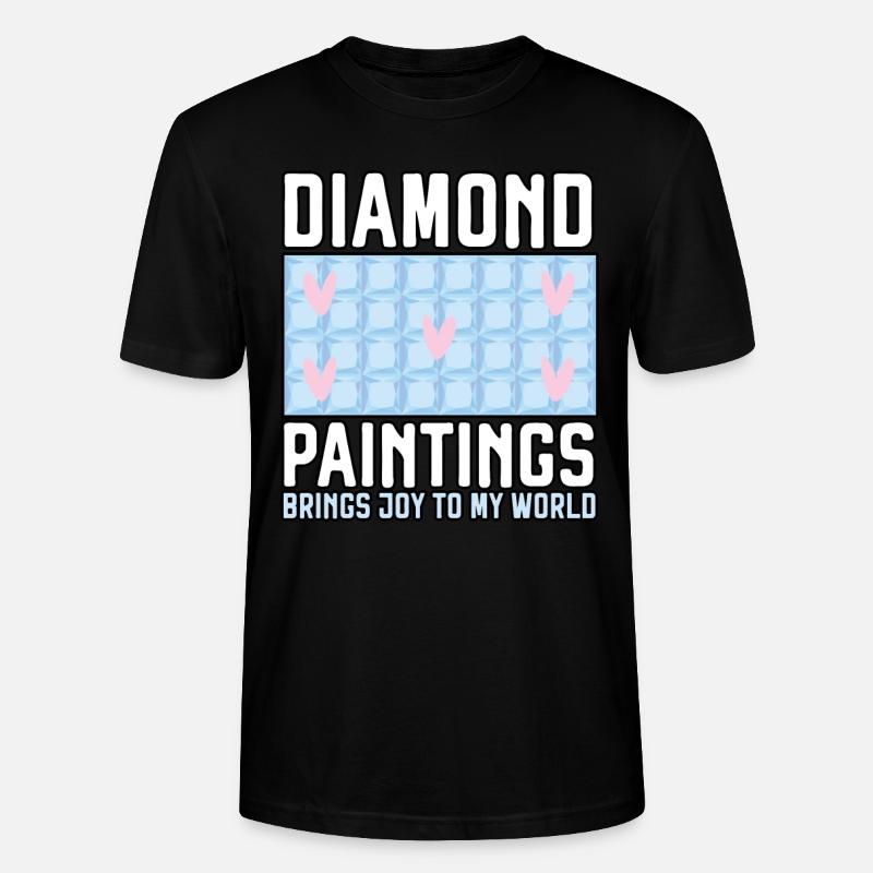 Diamond Painting Tools Diamond Painter - Stanley/Stella CRAFTER Unisex Organic T-Shirt - black