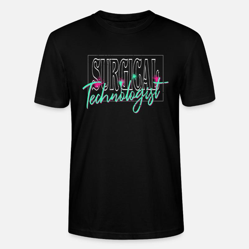 Chirurgisch-technischer Assistent Chirurg - Stanley/Stella Unisex Bio-T-Shirt CRAFTER - Schwarz