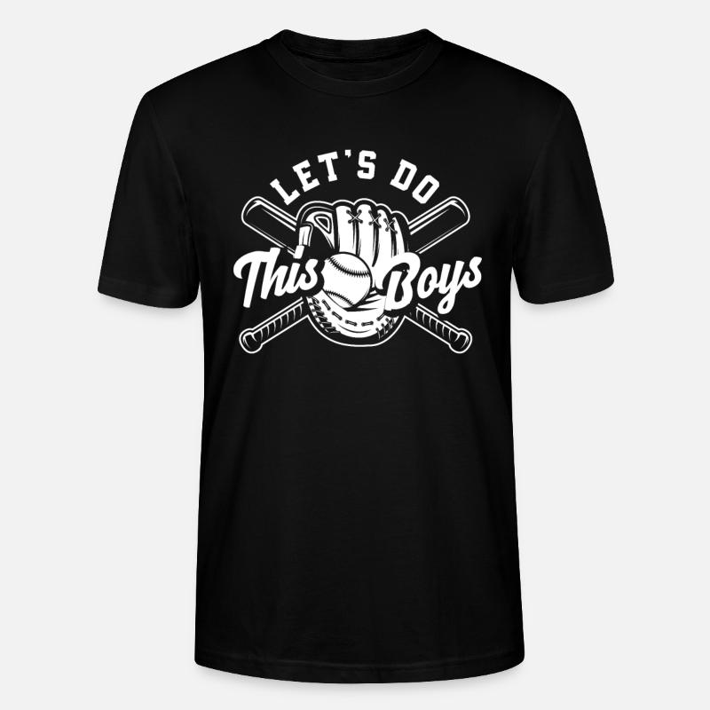 Drôle de baseball - T-shirt bio CRAFTER Stanley Stella Unisexe - noir