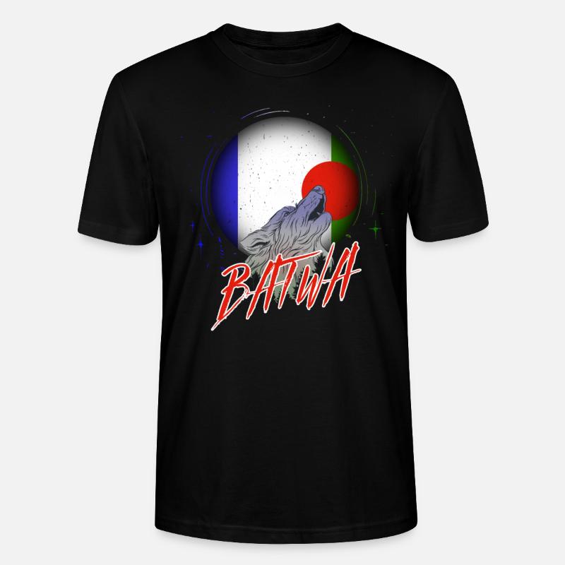 Batwa - T-shirt bio CRAFTER Stanley Stella Unisexe - noir