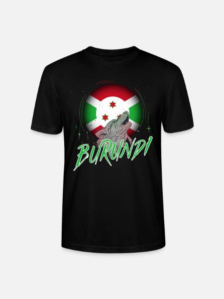 Burundi - Stanley/Stella CRAFTER Unisex Organic T-Shirt - black