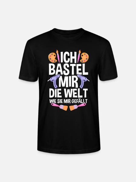 Bastler Bastelunterricht Basteln - Stanley/Stella Unisex Bio-T-Shirt CRAFTER - Schwarz
