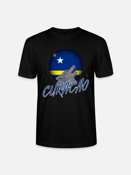 Curaçao - Stanley/Stella CRAFTER Unisex Organic T-Shirt - black