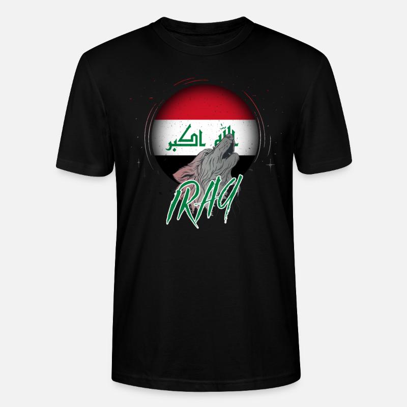 Irak - Stanley/Stella Unisex Bio-T-Shirt CRAFTER - Schwarz