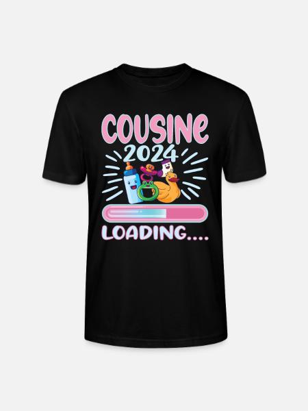 Cousine werden Cousine 2024 - Stanley/Stella Unisex Bio-T-Shirt CRAFTER - Schwarz