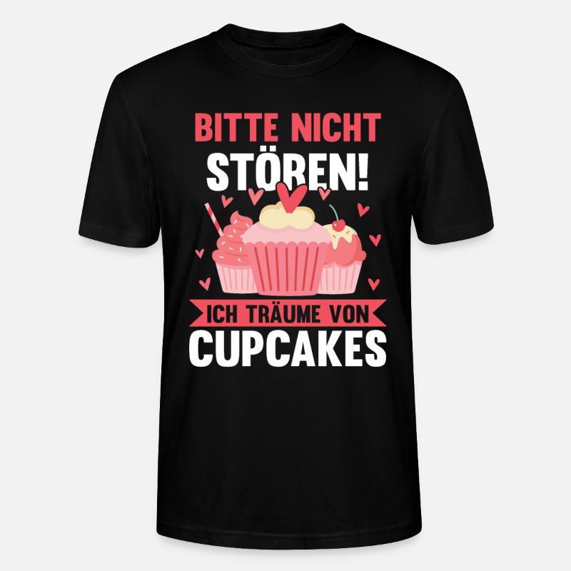 Backen Cupcakes - Stanley/Stella Unisex Bio-T-Shirt CRAFTER - Schwarz