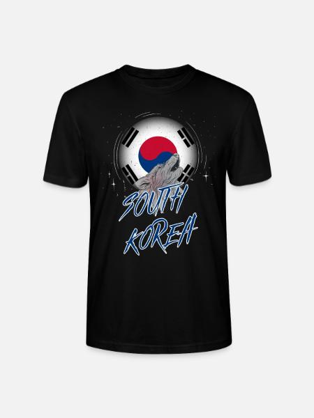 South Korea - Stanley/Stella CRAFTER Unisex Organic T-Shirt - black
