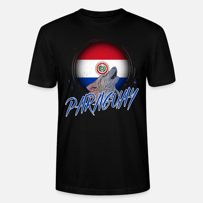 Paraguay - Stanley/Stella Unisex Bio-T-Shirt CRAFTER - Schwarz
