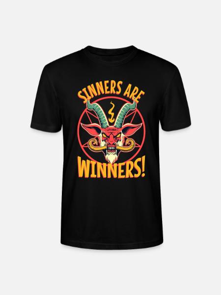 Sinners are Winners - Lifeerror - Stanley/Stella CRAFTER Unisex Organic T-Shirt - black