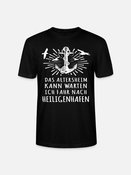 Heiligenhafen - Stanley/Stella Unisex Bio-T-Shirt CRAFTER - Schwarz