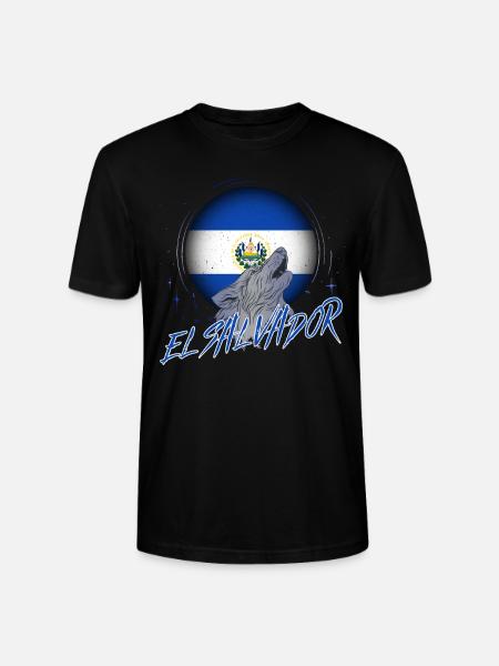 El Salvador - Stanley/Stella CRAFTER Unisex Organic T-Shirt - black