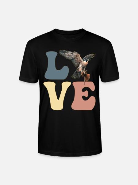 Falconry Falconer Hawking - Stanley/Stella CRAFTER Unisex Organic T-Shirt - black