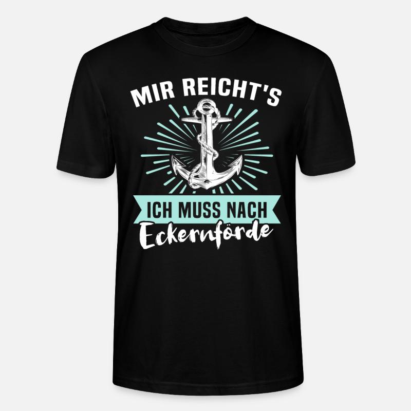 Eckernförde Eckernförder - Stanley/Stella Unisex Bio-T-Shirt CRAFTER - Schwarz