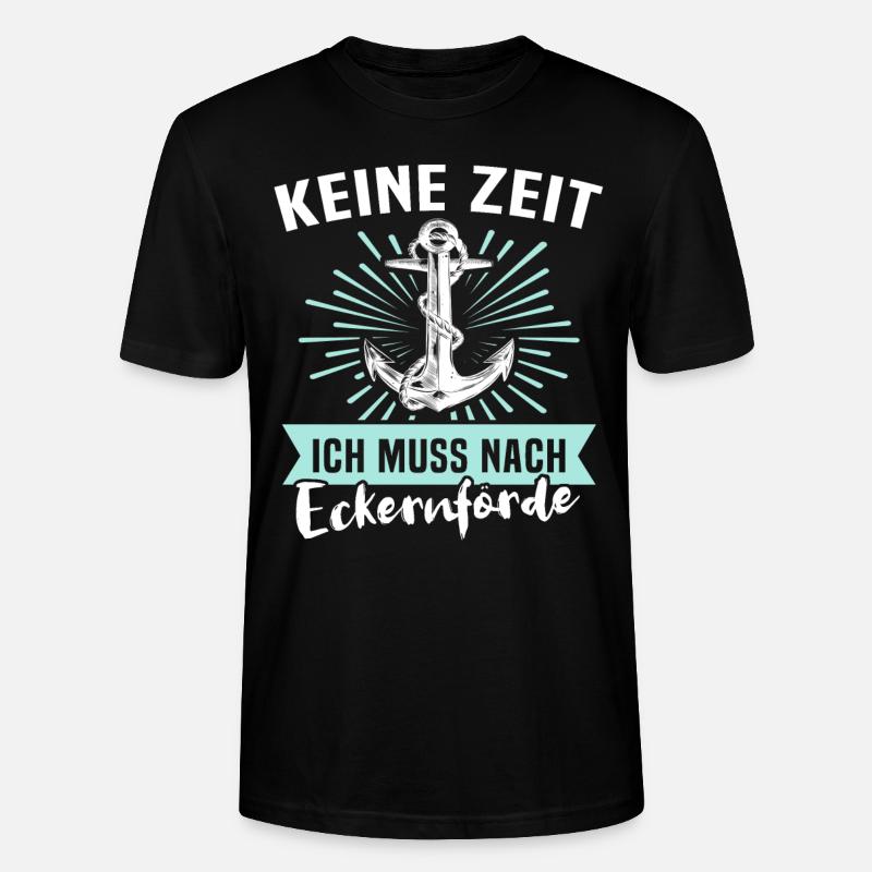 Eckernförde Eckernförder - Stanley/Stella Unisex Bio-T-Shirt CRAFTER - Schwarz