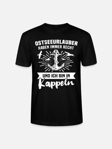Kappeln Sprüche Kappelner - Stanley/Stella Unisex Bio-T-Shirt CRAFTER - Schwarz