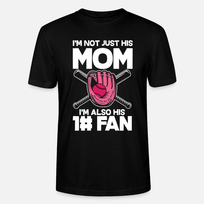 Drôle de baseball - T-shirt bio CRAFTER Stanley Stella Unisexe - noir