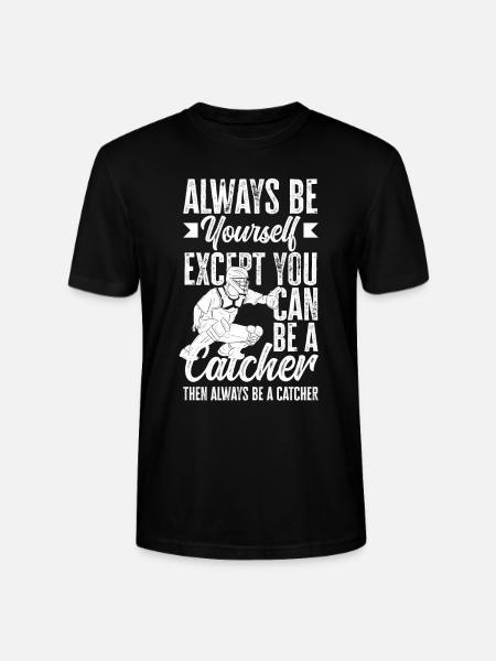 Funny Baseball - Stanley/Stella CRAFTER Unisex Organic T-Shirt - black