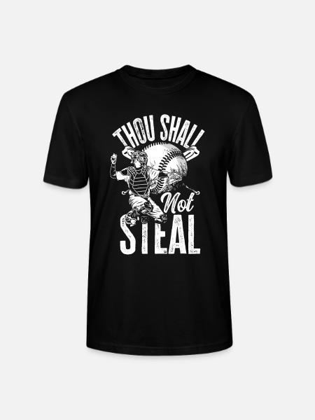 Drôle de baseball - T-shirt bio CRAFTER Stanley Stella Unisexe - noir